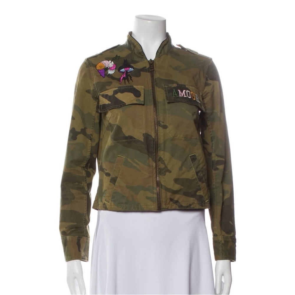 Zadig & Voltaire Camo Amour Jacket Size S